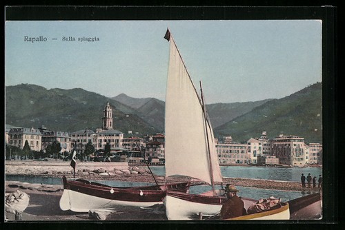 Rapallo sulla spiaggia - rapallo,,