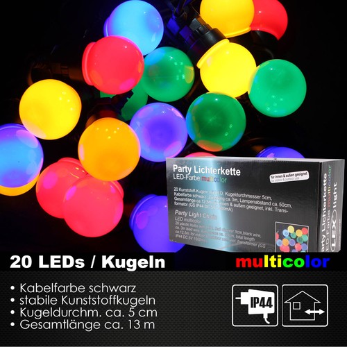 Led partylichterkette - led,