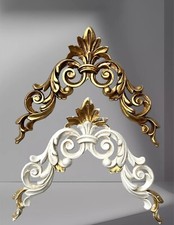 Wanddeko Barock Wandbehang Wandrelief Deko 28x23 Antik Ornament Applike Stuck