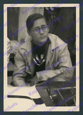 orig Foto Rennfahrer Masten Gregory Training Aintree 200 Jean Behra-Porsche 1960