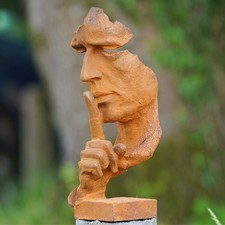 Gusseisen Flüstern Skulptur |