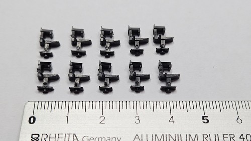 10x standard kupplung spur - spur, n