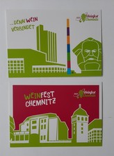 2 Postkarten - Chemnitz