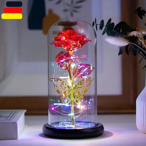 Led ewige rose glas für - led,
