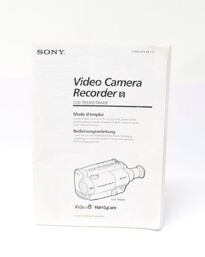 Sony video camera recorder - video,