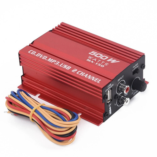 Auto 12v 500w kanal - auto, hifi