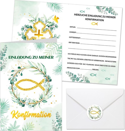 Einladungskarten konfirmation - einladungskarten,