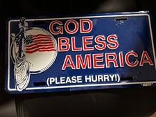 Original USA Nummernschilder