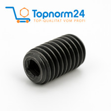 Madenschrauben Madenschraube Gewindestifte DIN 913 Schwarz mit Kegelkuppe M3 -M8