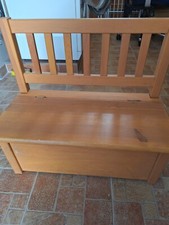 Kindertruhenbank Holz
