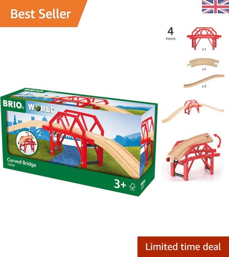 Gebogene eisenbahnbrücke für - gebogene,