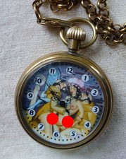 Taschenuhr mit Erotik Motiv -