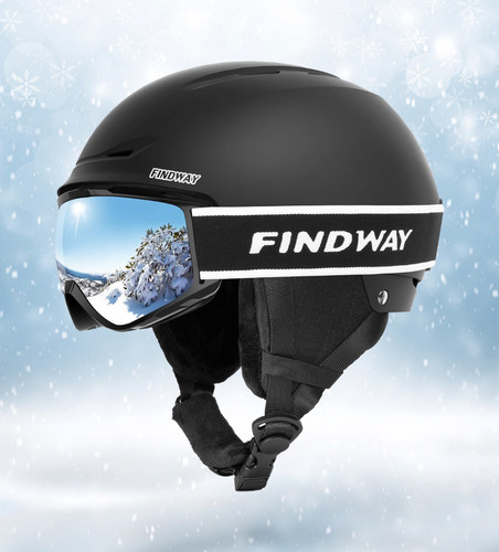 Findway skihelm set skibrille - skihelm,