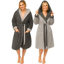 Bademantel Damen flauschig