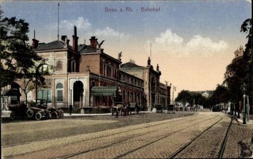 Bonn rhein bahnhof - rhein,,