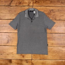 Vintage Poloshirt T Shirt L 90s Versace V2 Grau Tee
