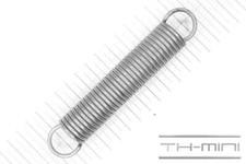 Zug-Feder 3mm Haken Öse