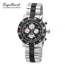 Engelhardt Automatik Herrenuhr Mod.10.230 Edelstahl Chronograph,Datum,Woche,Tag