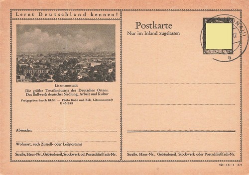 841499 bildganzsache p307 - dr,