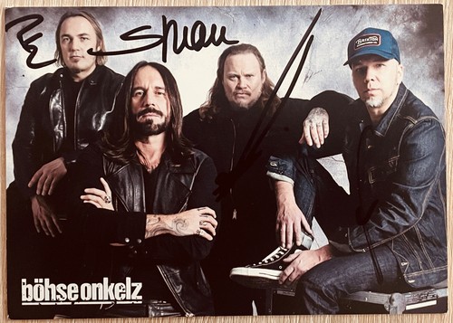 Böhse onkelz autogrammkarte - onkelz, /