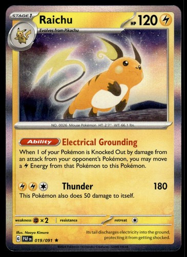 Raichu 019 091 rare - raichu,