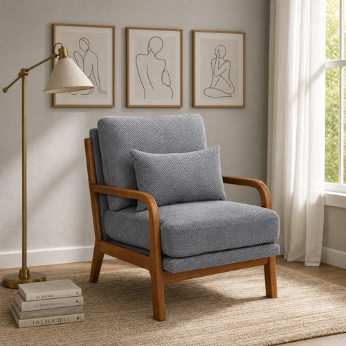 Wooden lounge chair - lounge,