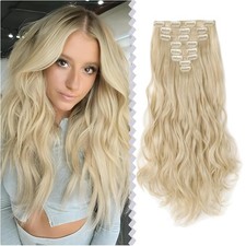 Clip in Extensions, Echthaar