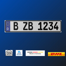 1x Kfz-Kennzeichen 520 x 110m