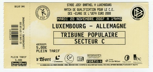 Ticket lsp luxemburg - lsp,