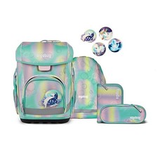 Schulranzen Mädchen Ergobag CUBO LIGHT ZauBärwelt 5-teiliges Set Schultasche