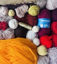 Wollreste - Bastelwolle - Wollpaket - ca. 600 Gramm