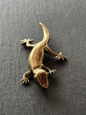 Gecko Figur aus Messing |