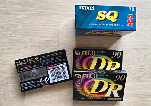 Maxell und fuji - 90, dr