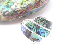 Breiter Silberring , Bandring