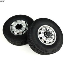 AXSPEED Rad Vorderräder Reifen & Felgen Fur RC 1:14 Tamiya LKW Truck Scania