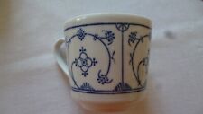 Kaffeetasse Porzellan JÄGER EISENBERG - GDR Dekor: Strohblume Original BLAU