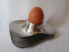 WMF 6 Eierbecher 14x9cm oval