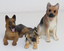 Schleich Tiere Hund Schäferhund Familie 16301 16334 aus Sammlung - alt, selten