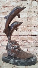 Heißguss bronze delphin - heißguss,