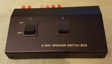 2-WAY SPEAKER SWITCH BOX