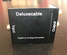 DA Wandler / Digital zu Analog Audio Wander / Toslink, Coaxial / Chinch