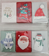 6× Weihnachts - Geschenkboxen