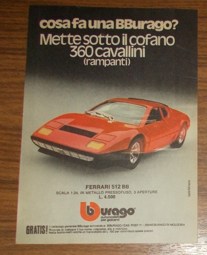 Seltene werbung bburago - seltene,