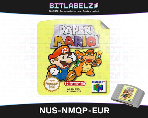 Paper mario nus nmqp eur - paper, n64