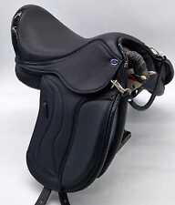 Ponysattel Leder  Kopfeisen Shetty Welsh Sattel Leder Krok Lack 14 15 Z Sattel