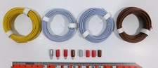Anschluss-SET mit Litze/Stecker/Muffen für Märklin Drehscheibe 7186 etc.#ET4-B