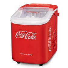 Coca Cola Eiswürfelbereiter Maschine SEB-28CC rot - 8KG in 24 Stunden - 1,2L Tank -190W