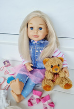 Zapf Creation Sally Baby Born Reborn Weichkörper Große Schwester Puppe 63 cm