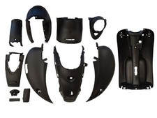 Komplette Verkleidung matt-schwarz ZNEN Venus Venti Roller Motororoller Retro