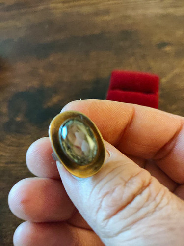 333 goldring mit rauchquarz - goldring,